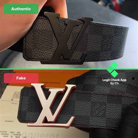 how to spot a fake damier louis vuitton belt|louis vuitton damier belt authentic.